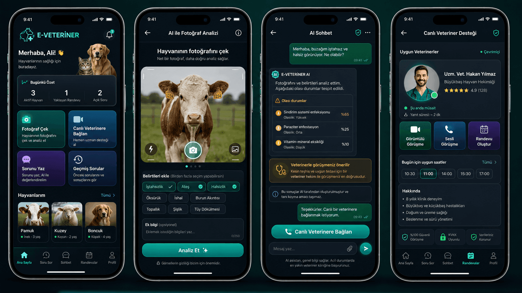 e-Veteriner product interface